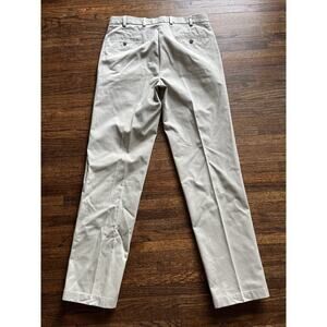 Brooks Brothers Advantage Chino Clark Fit Mens Size W34/L34 Khaki Pants Preppy
